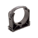 Clamps with closure for rigid PVC pipe