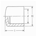 Reduction ring male collar - female collar