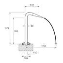 CAPRI water cannon flat mouthpiece