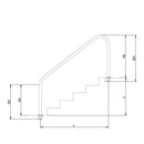 Handrail two curves FX-05 small A316