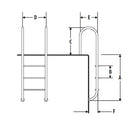 Wall ladder 4 steps A316