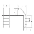 Standardleiter 3 Stufen A316