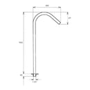 Tahiti water jet, INOX A316