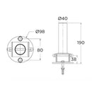 Articulated and detachable anchor piece