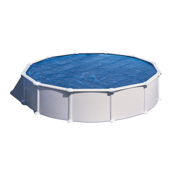 Cobertor solar azul oscuro para piscina redonda 350 cm