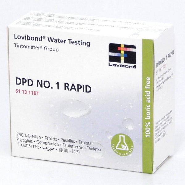 DPD 1 Tabletas Rápidas (Cloro Libre y Bromo)