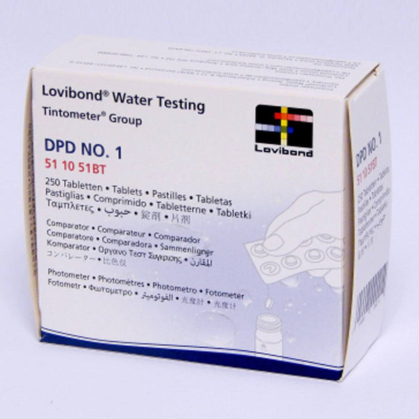 Comprimés DPD 1 (chlore et brome libres)