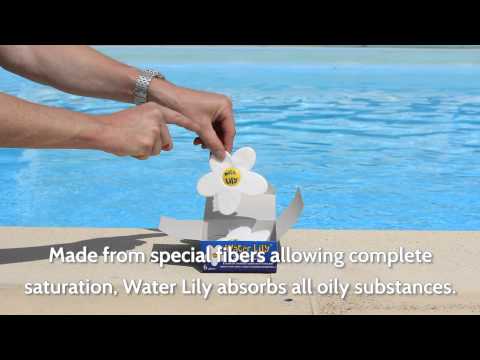 Water Lily floating absorbent sponge