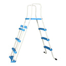 Wood visual oval steel pool 6.10 x 3.60 x 1.20 m