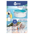 White round steel pool ø3.00 x 1.20 m