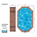 Piscina madeira Sunrise